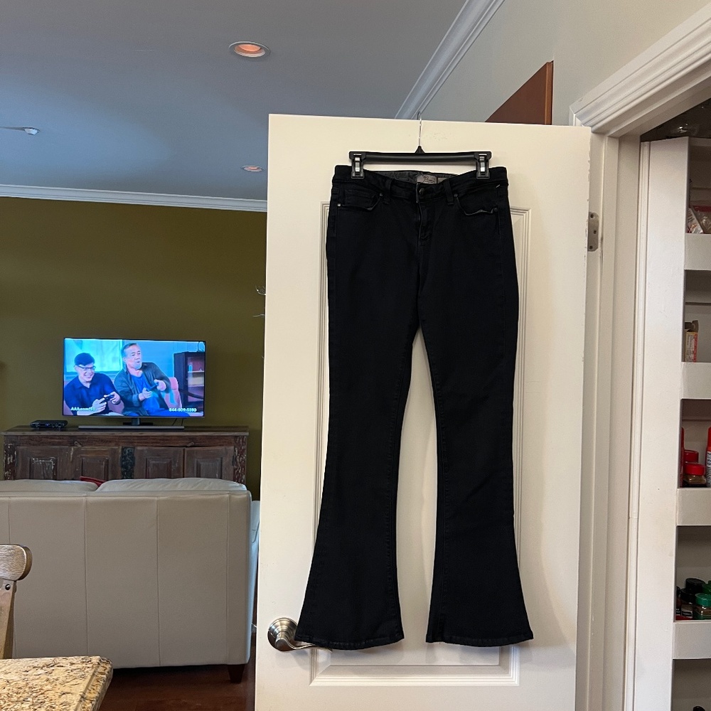 Paige Lou Lou Flare - Black - Size 29 Petite